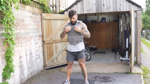 5 Rounds for time weight vest workout with Scott Brits