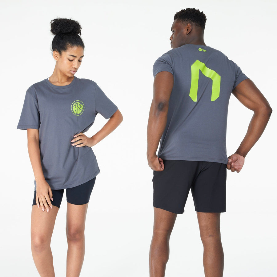 WIT Fitness T-shirts WIT Colour Pack Short Sleeve Tee in Grey and Green